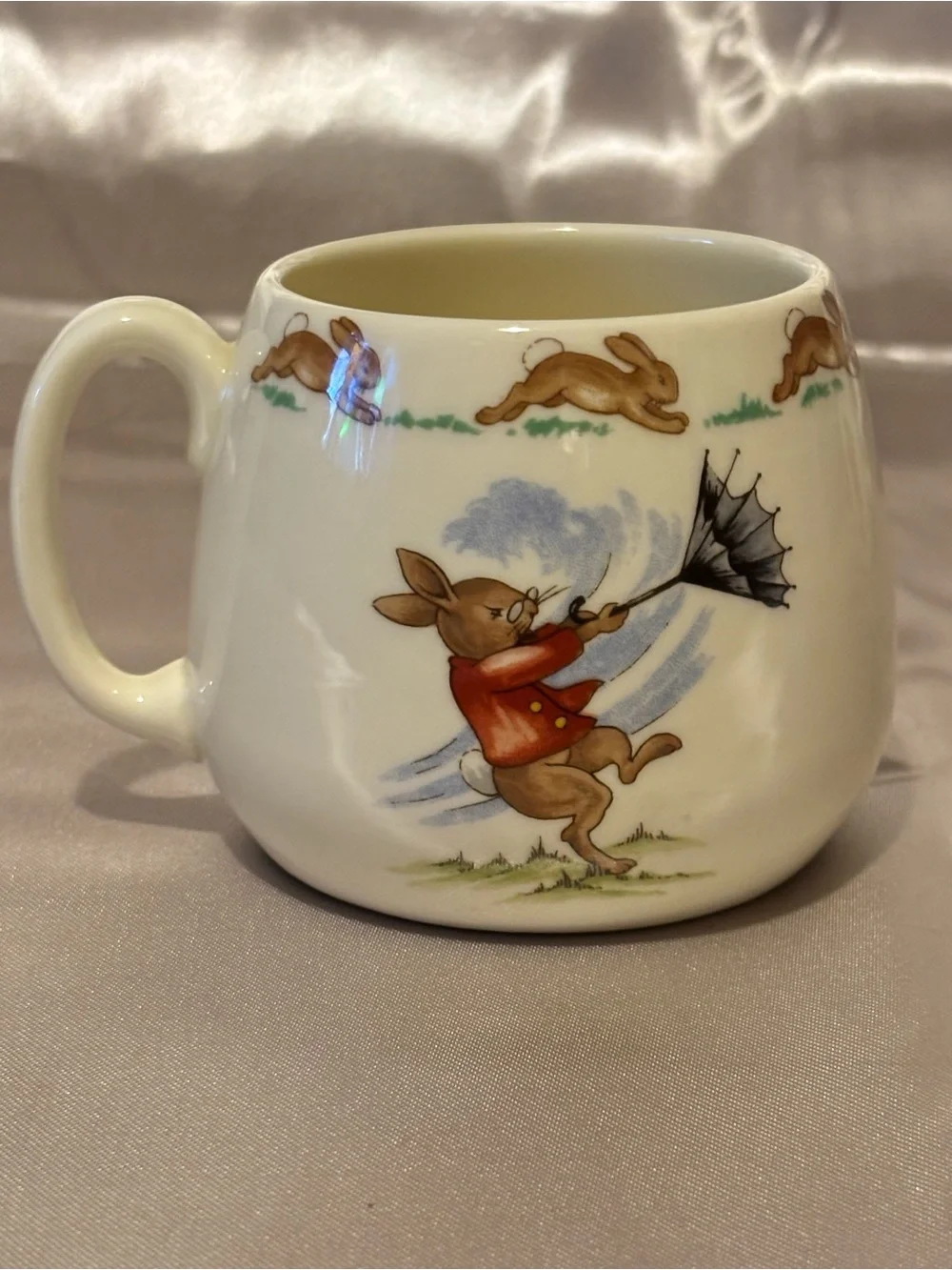 Set of 2 Vintage Royal Doulton Bunnykins Fine Bone Child’s Mugs
